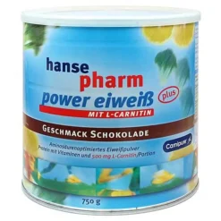 Hansepharm Power Eiweiß plus Schoko Pulver, 750 g> Eiweißpulver