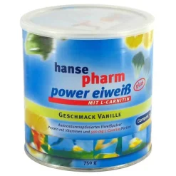Hansepharm Power Eiweiß plus Vanille Pulver, 750 g