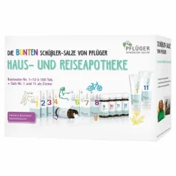 Pflüger Haus / Reiseapotheke 1 - 12 Tabletten + 1 + 11 Creme, 1 St> Sets|Salze 1-12