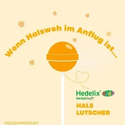 Dr. Theiss Hedelix Herbalsept Hals Lutscher Kids, 6 St><noscript><img width=
