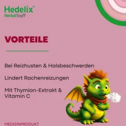 Dr. Theiss Hedelix Herbalsept Husten Lutscher Kids, 6 St><noscript><img width=