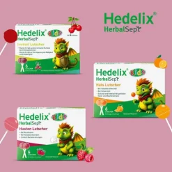 Dr. Theiss Hedelix Herbalsept Husten Lutscher Kids, 6 St><noscript><img width=