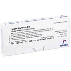 Weleda Hepar Stannum D 4 Ampullen, 8 St> Leber & Galle