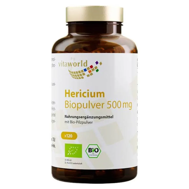 Hericium Biopulver 500 mg Kapseln, 120 St