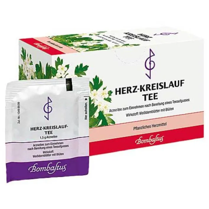 Bombastus Herz Kreislauf Tee Filterbeutel, 20X1.5 g> Tee
