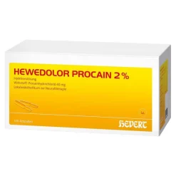 Hewedolor Procain 2% Ampullen, 100X2 ml