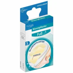 Höga-Pharm höga Blasenpflaster Fuß 7 x 3,8 cm , 5 St> Blasenpflaster