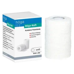 Höga-Pharm Höga Haft Binde 8cmx4m, 1 St> Haft- & Fixierbinden|Binden & Verbände