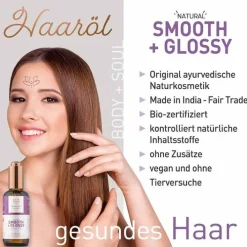 Himalayas Dreams Himalaya`s Dreams Ayurveda Haaröl smooth & glossy, 100 ml><noscript><img width=