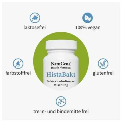 Natugena Histabakt Bakterienkulturen-Mischung vegan Kapseln, 90 St> Bakterienkulturen