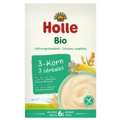 Holle Bio-Vollkorngetreidebrei 3 Korn, 250 g> Babybrei|Sonstige Bio Produkte