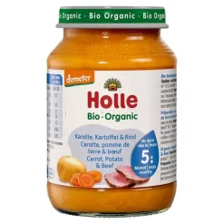 Holle Karotten Kartoffel und Rind, 190 g> Babybrei|Sonstige Bio Produkte