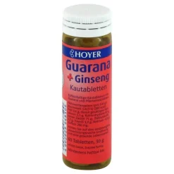 Hoyer Guarana & Ginseng Kautabletten, 60 St> Guarana|Ginseng