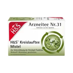 H&S Tee H&S Kreislauftee Mistel Filterbeutel, 20X2.0 g> Tee