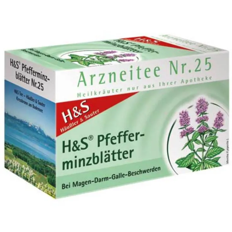 H&S Pfefferminztee Filterbeutel, 20X1.5 g
