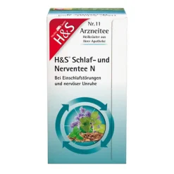H&S Tee H&S® Schlaf- und Nerventee N Filterbeutel, 20X2.0 g> Beruhigungstee