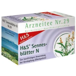 H&S Tee H&S Sennesblätter N Filterbeutel, 20X1.0 g> Abführmittel