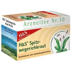 H&S Spitzwegerichkraut Filterbeutel, 20X1.5 g