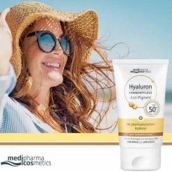 Hyaluron Sonnenpflege Gesicht Anti-Pigment & Anti-Age LSF50, 50 ml