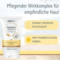Hyaluron Sonnenpflege Gesicht Anti-Pigment & Anti-Age LSF50, 50 ml