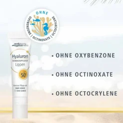 Medipharma Cosmetics Hyaluron Sonnenpflege Lippen LSF 50+ , 7 ml><noscript><img width=