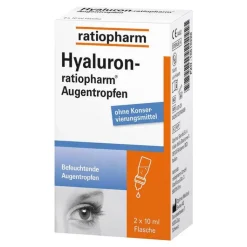 Hyaluron-ratiopharm® Augentropfen, 2X10 ml