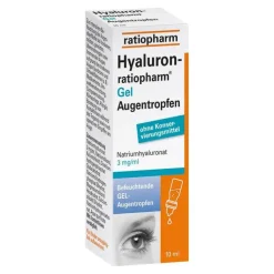 Hyaluron-Ratiopharm Gel Augentropfen, 10 ml