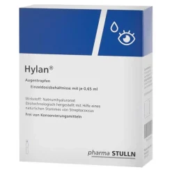 Hylan 0,65 ml Augentropfen, 60 St> Augentropfen Trockene Augen