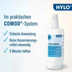 HYLO COMOD Augentropfen , 2X10 ml