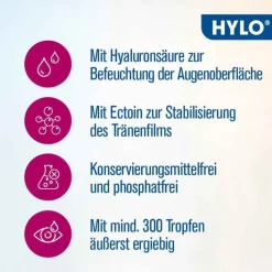 Hylo Eye Care HYLO DUAL INTENSE® Augentropfen , 10 ml><noscript><img width=