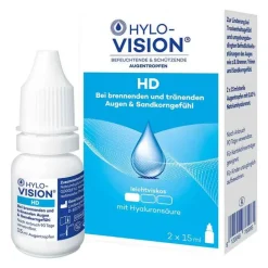 Hylo-Vision HD Augentropfen, 2X15 ml> Augentropfen Trockene Augen