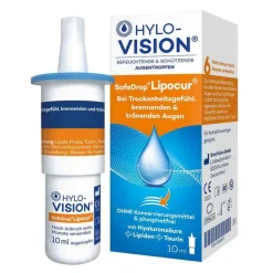 OmniVision HYLO-VISION® SafeDrop® Lipocur® Augentropfen, 10 ml> Augentropfen Trockene Augen