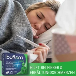 Ibuflam ® akut: 400 mg Ibuprofen Schmerztabletten, 20 St><noscript><img width=