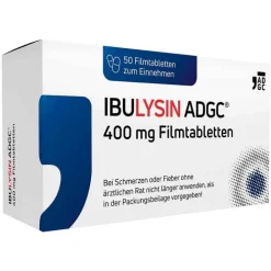 ADGC IBULYSIN ® 400 mg Filmtabletten, 50 St> Zahnschmerztabletten|Regelschmerzen Tabletten