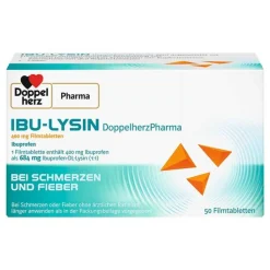 IBU-LYSIN DoppelherzPharma 400 mg Filmtabletten, 50 St