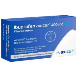 Ibuprofen axicur® 400 mg akut Filmtabletten, 10 St