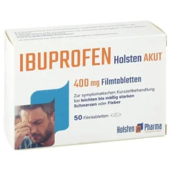 Ibuprofen Holsten akut 400 mg Filmtabletten, 50 St