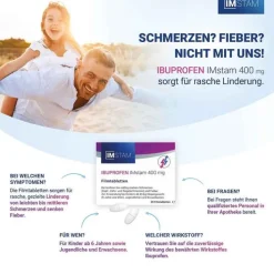 IMstam healthcare GmbH IBUPROFEN IMstam 400 mg Filmtabletten, 20 St><noscript><img width=