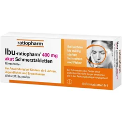 IBU-ratiopharm® 400 mg akut Schmerztabletten, 10 St