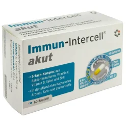 Immun Intercell akut Hartkapseln mit magensaftresistent überzogene Pell., 60 St> Immunsystem