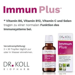 Dr. Koll Immun Plus Gemmo Komplex Vit.B6 B12 Selen, 50 ml> Vitamin C (Ascorbinsäure)|Vitamin B6 (Pyridoxin)