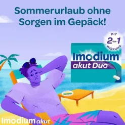 Imodium akut Duo - bei akutem Durchfall mit Blähungen, 12 St