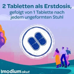Imodium akut Duo - bei akutem Durchfall mit Blähungen, 12 St