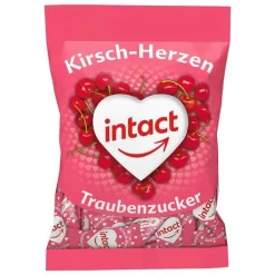 Intact Traubenzucker Beutel Herzen, 75 g> Traubenzucker