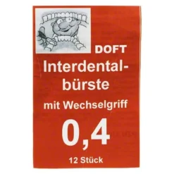 Doft Interdentalbürste 0,4 mit Wechselgriff , 12 St> Zwischenraumreinigung