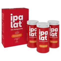 Ipalat Halspastillen honigmild ohne Menthol zuckerfrei , 120 St