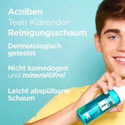 Isdin Acniben Teen klärende Gesichtsreinigung Schaum, 150 ml><noscript><img width=