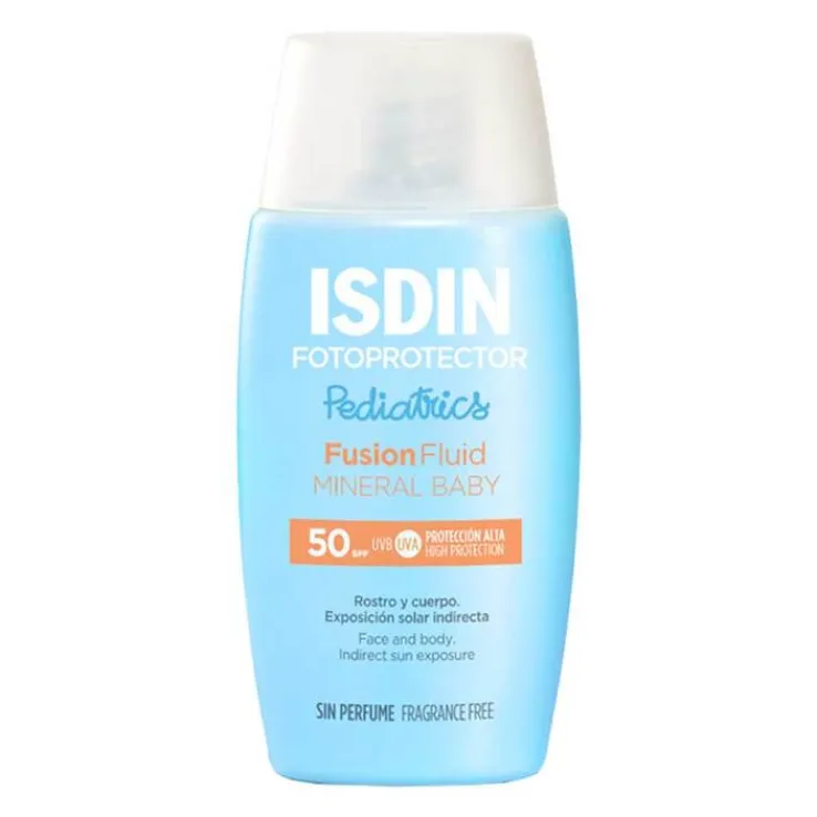 Isdin Fotoprotector Pediatrics Fusion Fluid Mineral Baby SPF 50, 50 ml