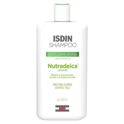 ISDIN Nutradeica Shampoo gegen Schuppen und fettiges Haar, 400 ml