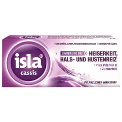 Isla ® cassis Pastillen, 30 St> Husten & Halsbonbons|Hustenstiller